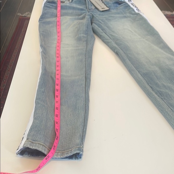 Karl Lagerfeld Paris “The Karl Skinny” Logo Tape Jeans – Size 10, NWT - Picture 14 of 15